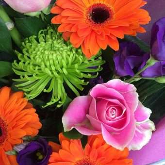 Funky modern flowers